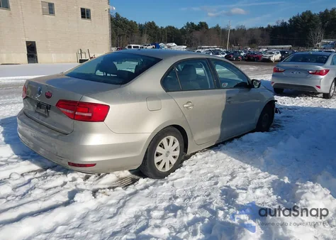 2015 Volkswagen Jetta 2.0L S from USA, damaged, VIN 3VW2K7AJ2FM348047